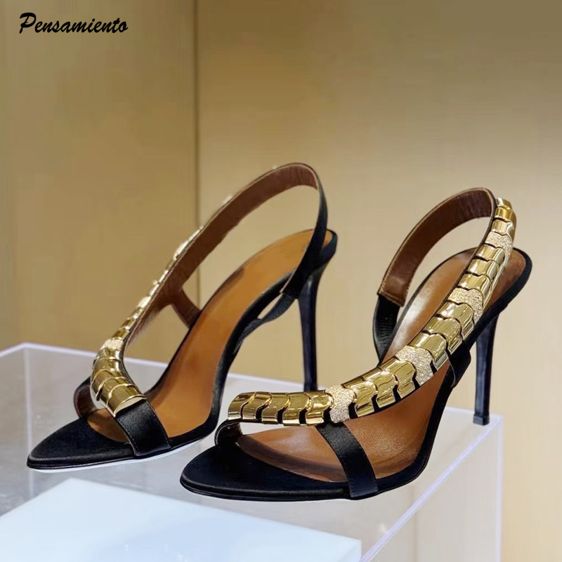 Summer Clothing Ladies - Sandálias Gladiadoras Femininas de Luxo com