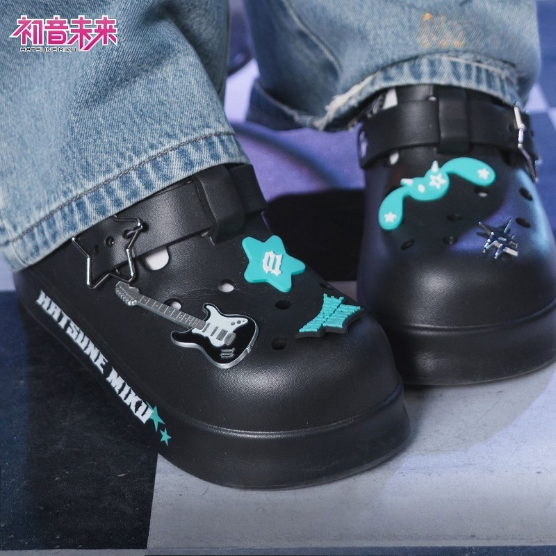 Japan Summer Festival Clothing - Sandálias Hatsune Miku Rock Future para