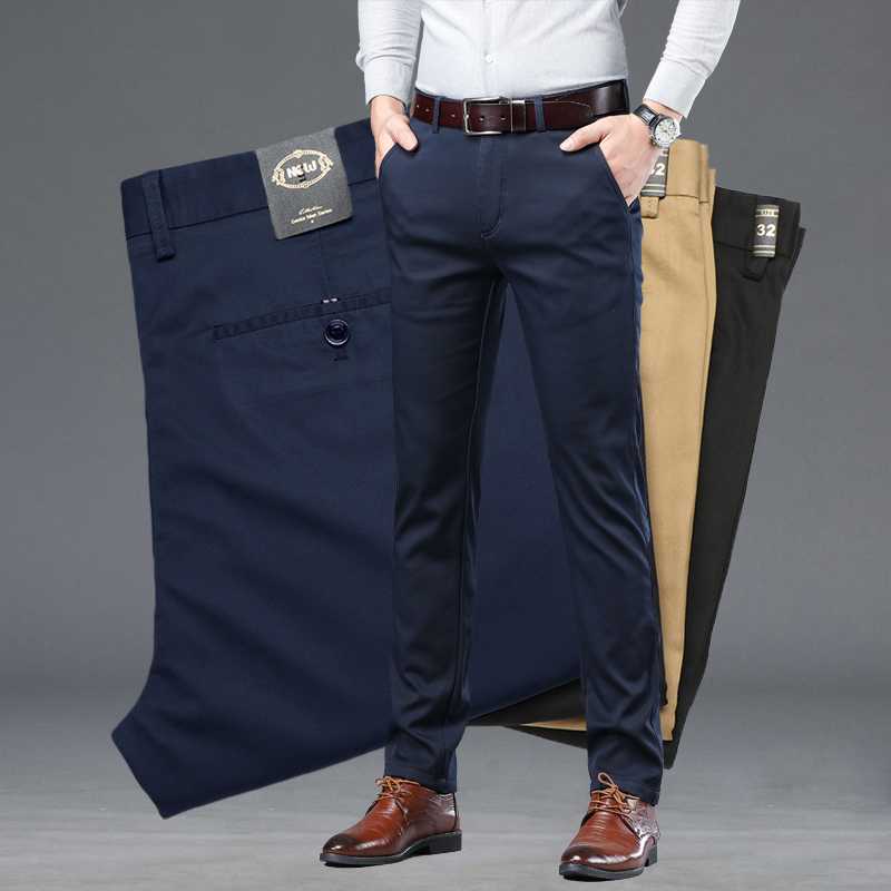 Summer Clothing Brands Men - Verão fino masculino terno calças moda