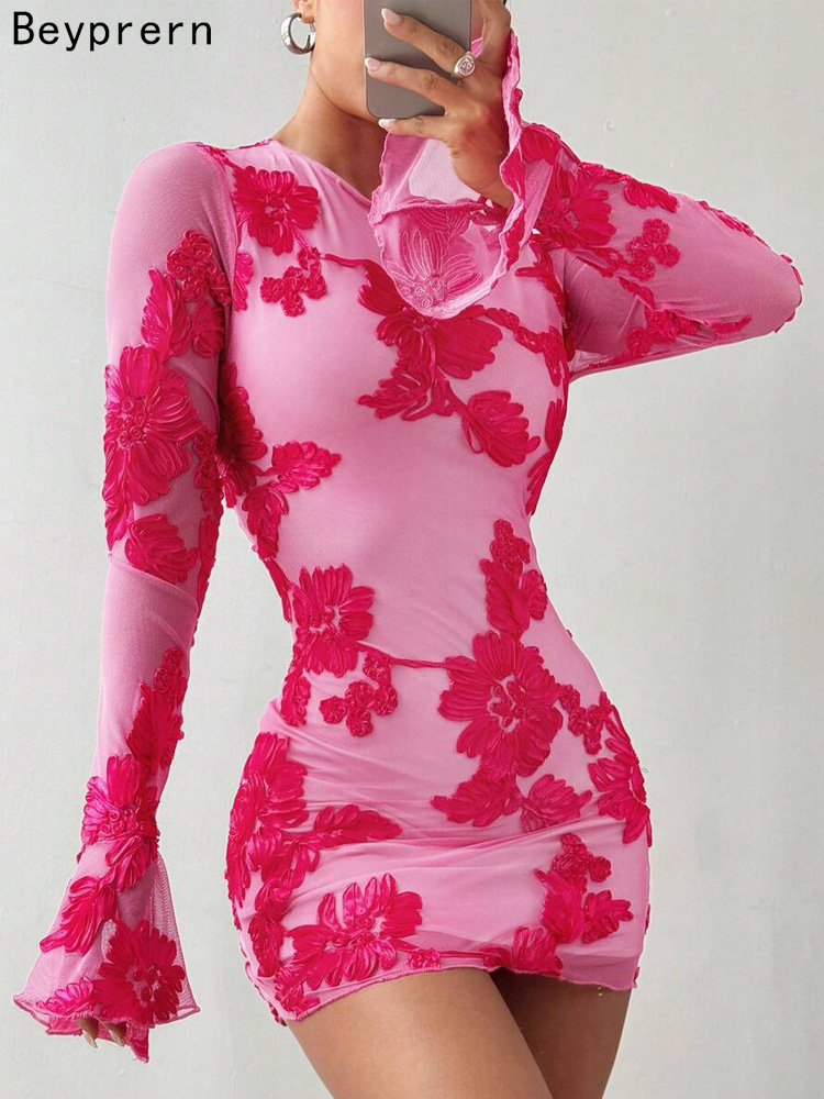 Summer Clothing Zara - Beyprern glam sem costas rosa floral