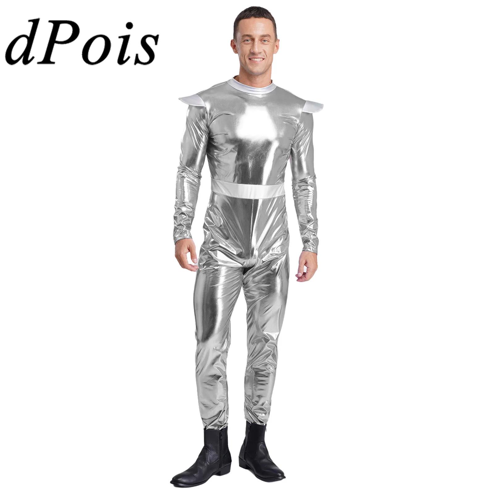Summer Vacation Clothing Men - Prata adultos alienígena cosplay traje dos