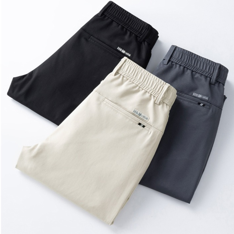 Summer Clothing Brands Men - Calças Casuais Finas de Verão para