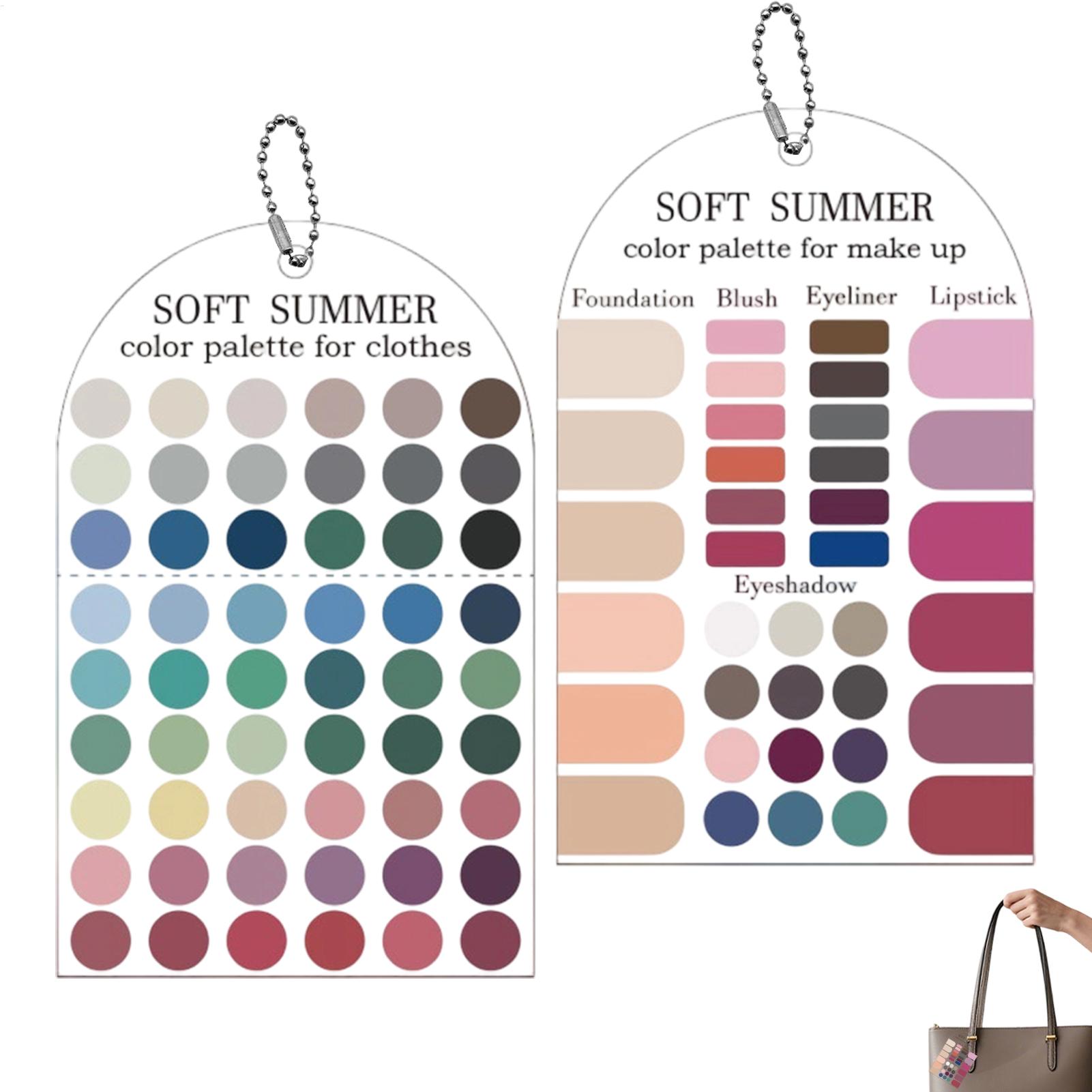 Summer Clothing Color Palette - 2 Peças de Paleta de Cores
