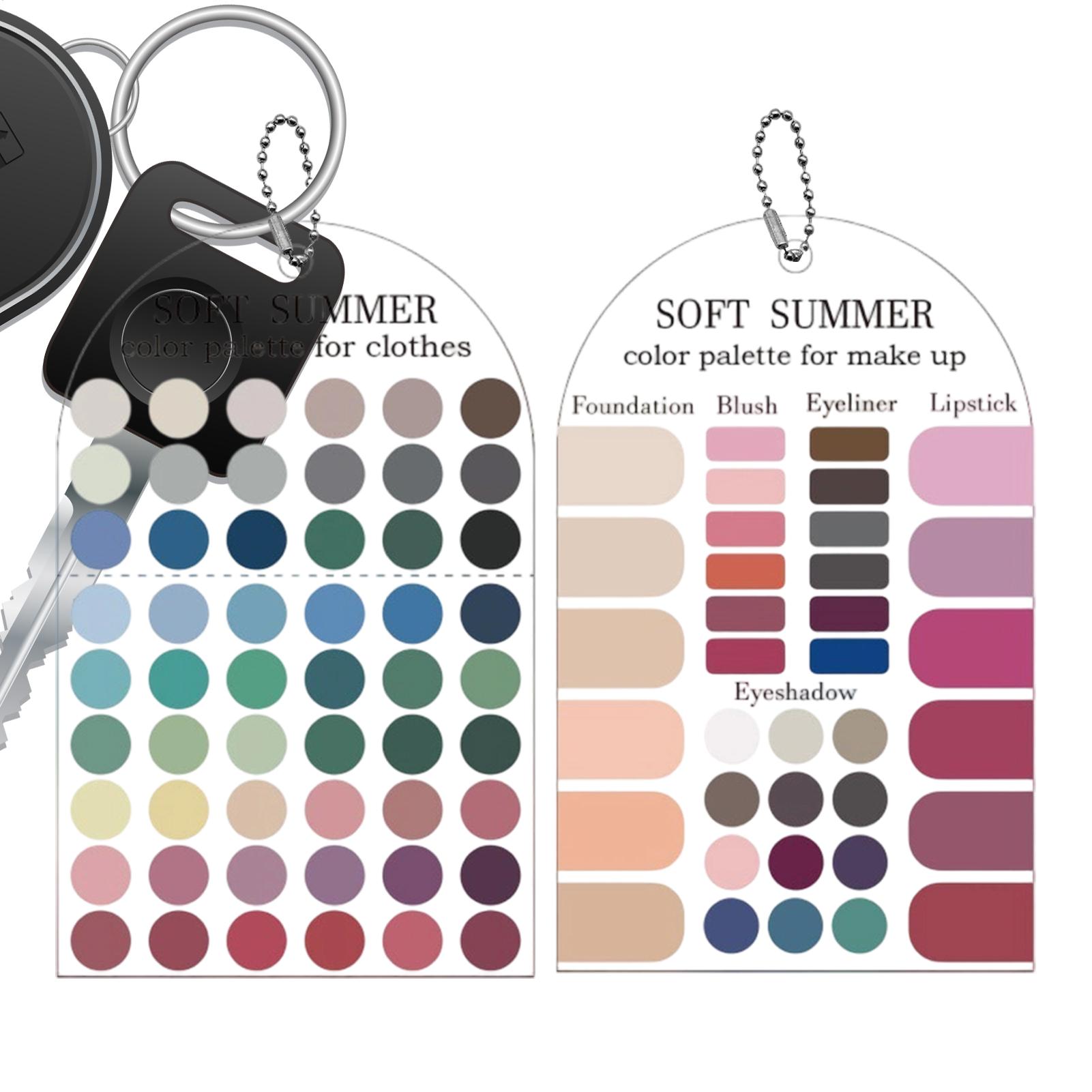 Summer Clothing Color Palette - Cartões de Amostra de Cores de
