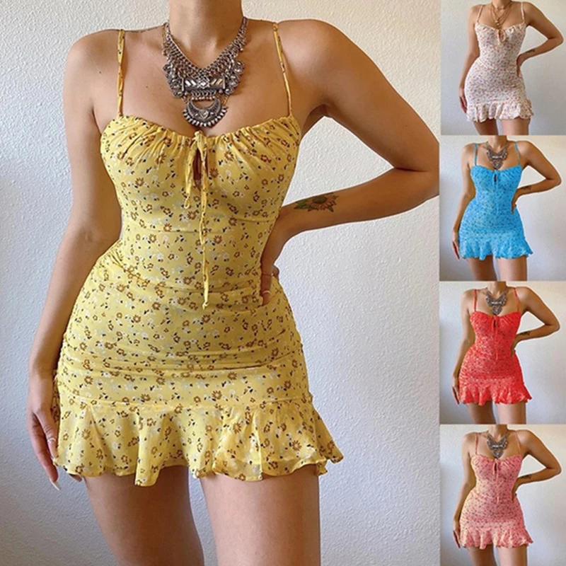 Summer Clothing Zara - Feminino sexy casual casa pequeno floral