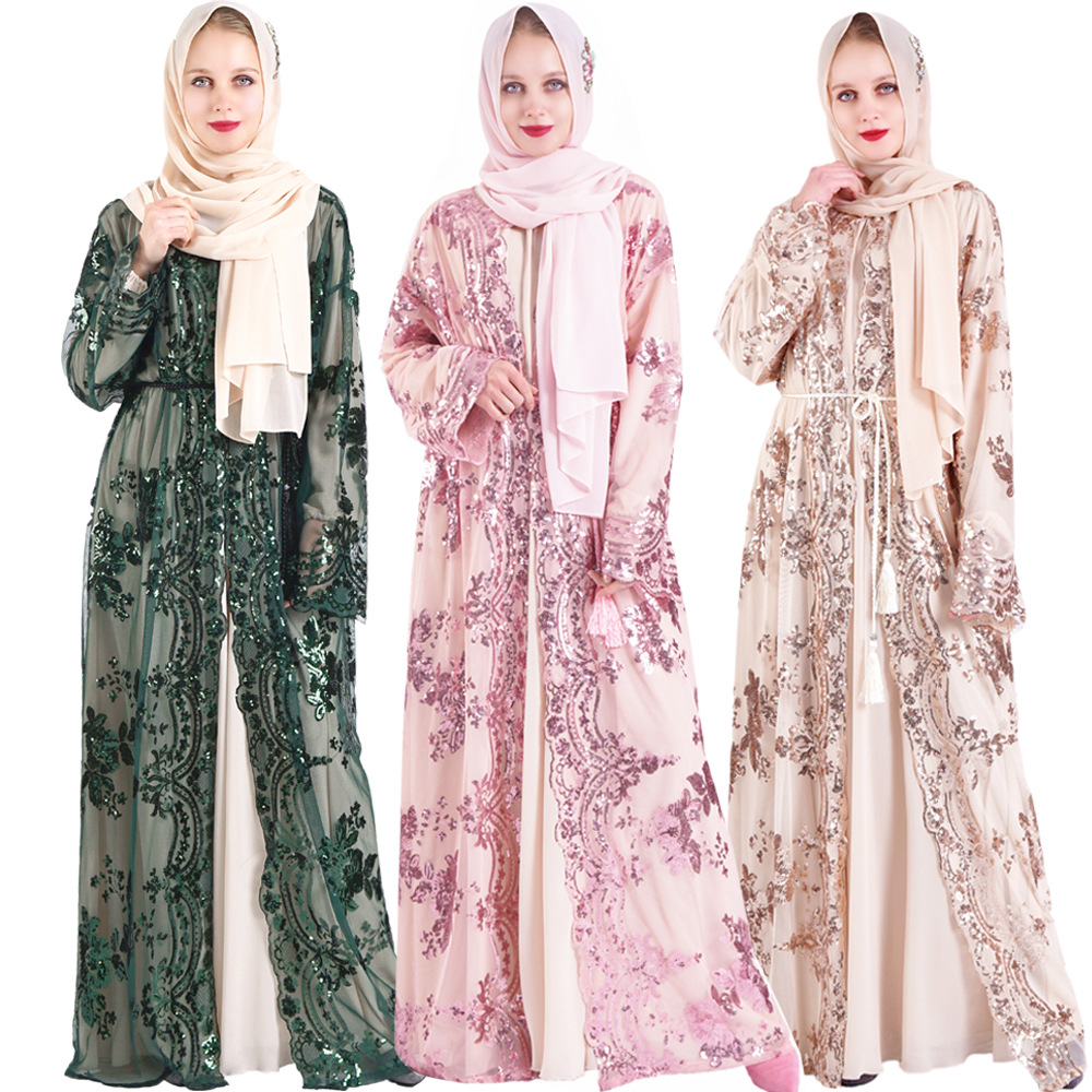 Summer Clothing Pakistan - Novas roupas islâmicas poliéster muçulmano abaya