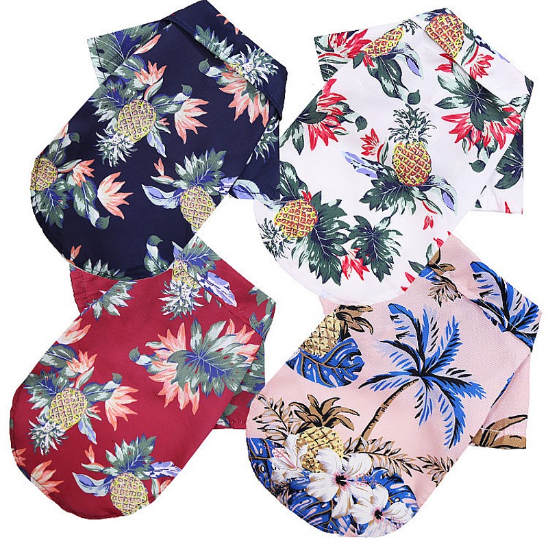 Roupas havaianas estilo praia  - Summer Dog Clothing avaliação e preço