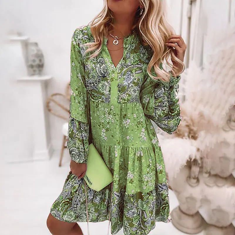 Casual floral impressão vestid - Summer Clothing Zara avaliação e preço