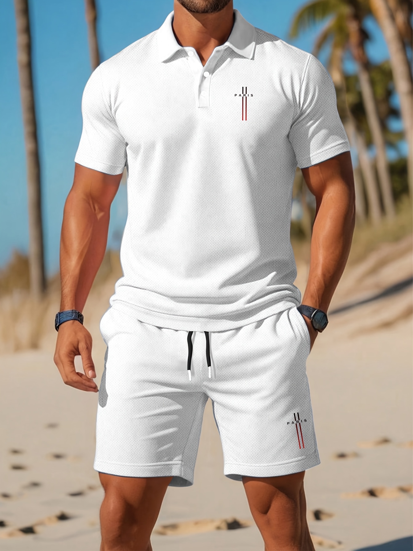 Conjunto de Camisa Polo Mascul - Summer Clothing Design avaliação e preço