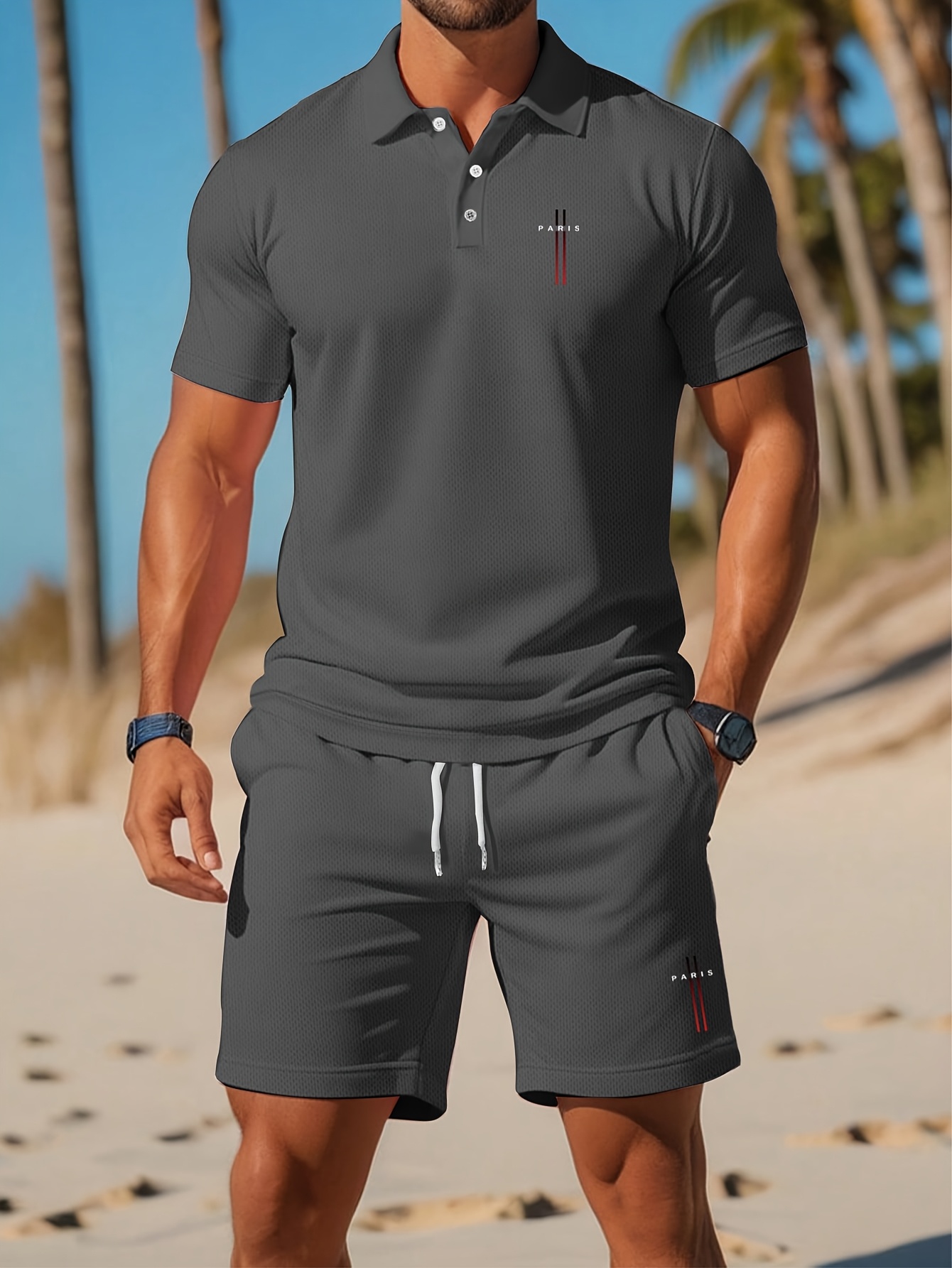 Conjunto de Camisa Polo Mascul - Summer Clothing Design avaliação e preço