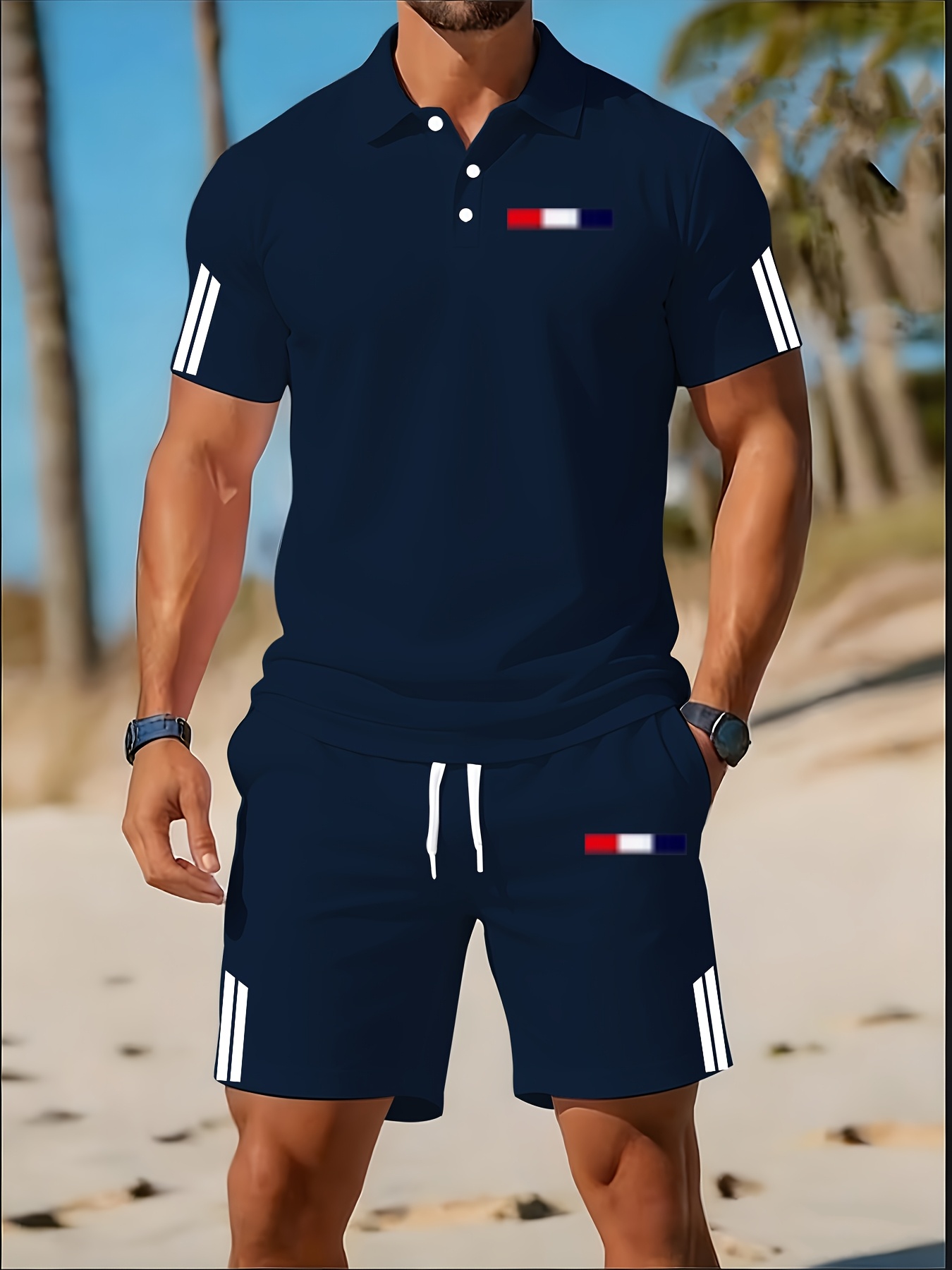 Conjunto de Camisa Polo Mascul - Summer Clothing Design avaliação e preço
