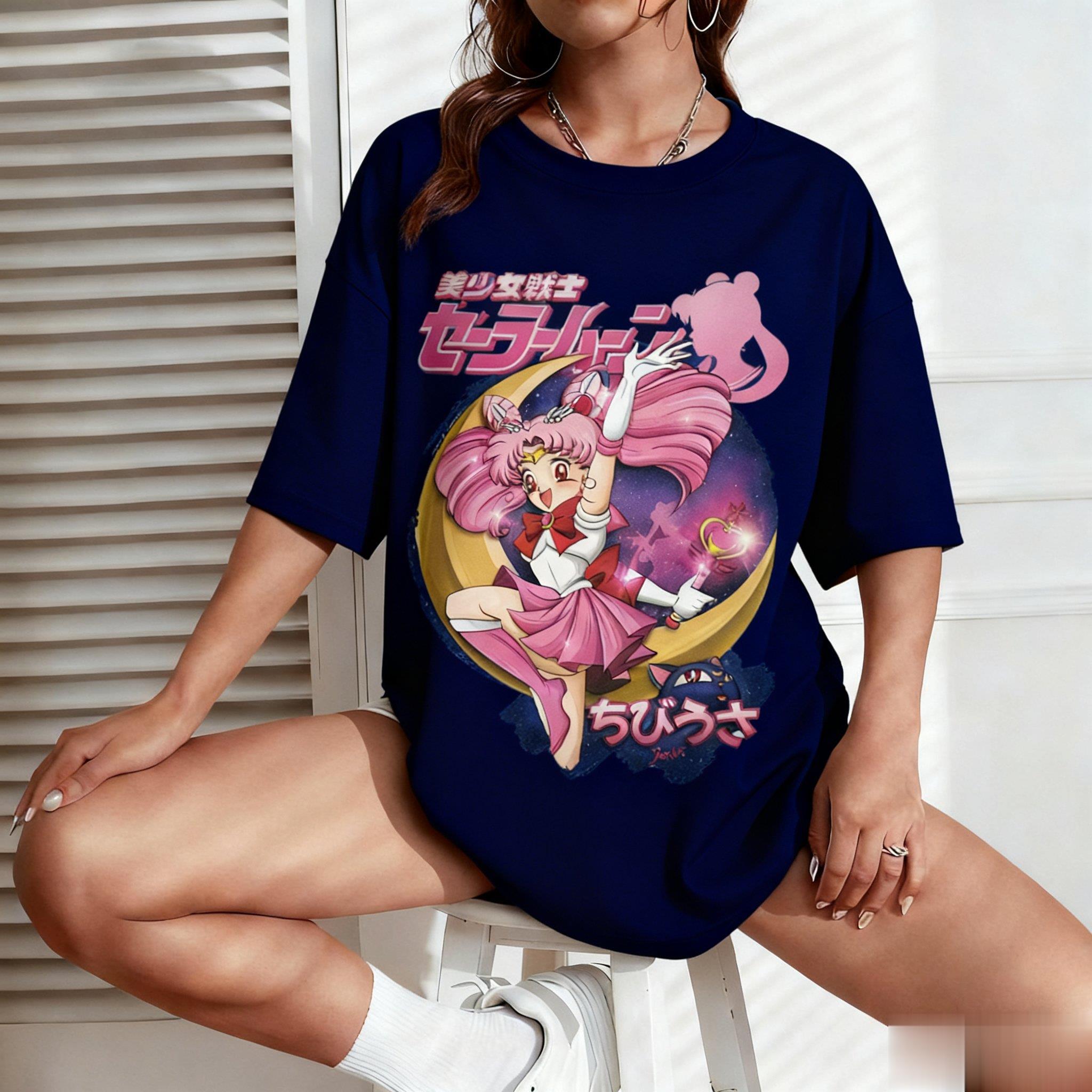 Sailor moon anime impressão da - Japanese Summer Clothing Men avaliação e preço