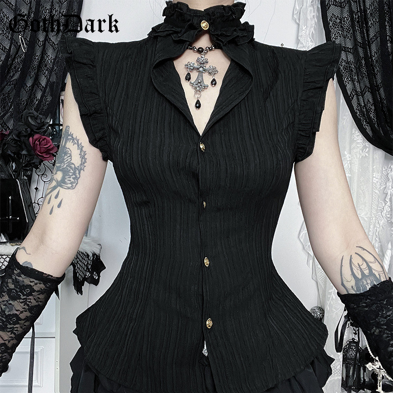 Camisas e Blusas Femininas Sem - Summer Goth Clothing avaliação e preço