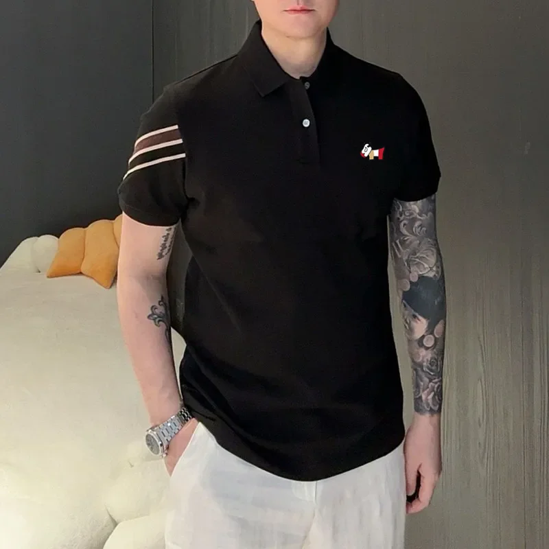Camisa Polo Masculina de Golfe - Summer Clothing Brands Men avaliação e preço