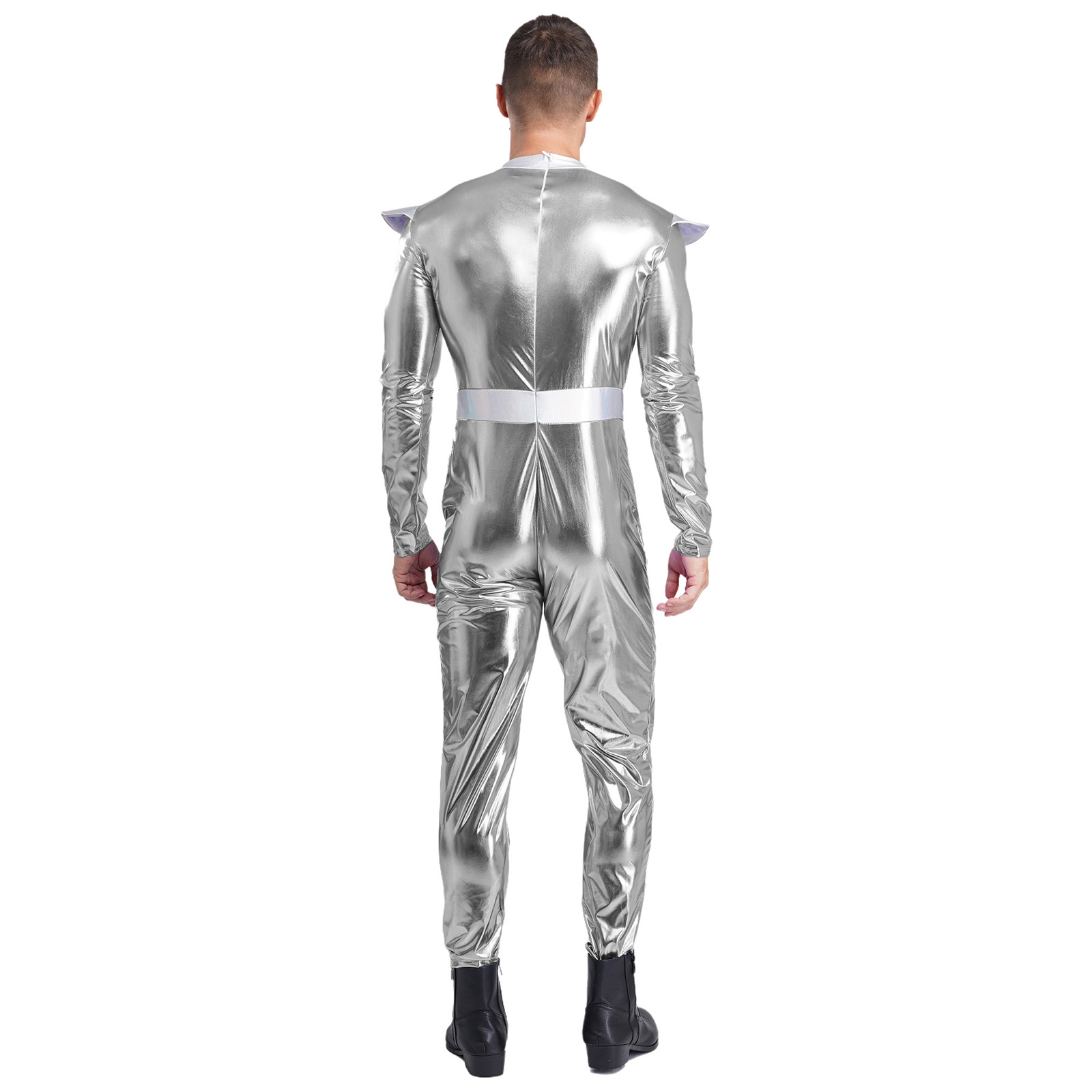 Prata adultos alienígena cospl - Summer Vacation Clothing Men avaliação e preço