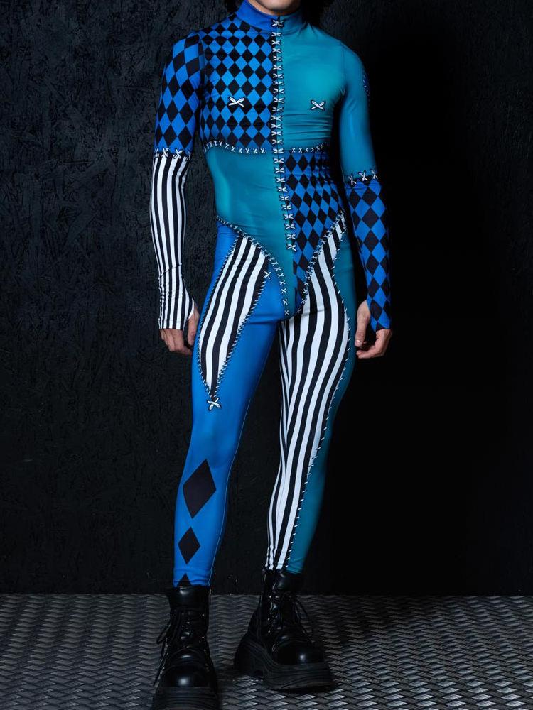 Palhaço adulto robô cosplay ma - Summer Vacation Clothing Men avaliação e preço