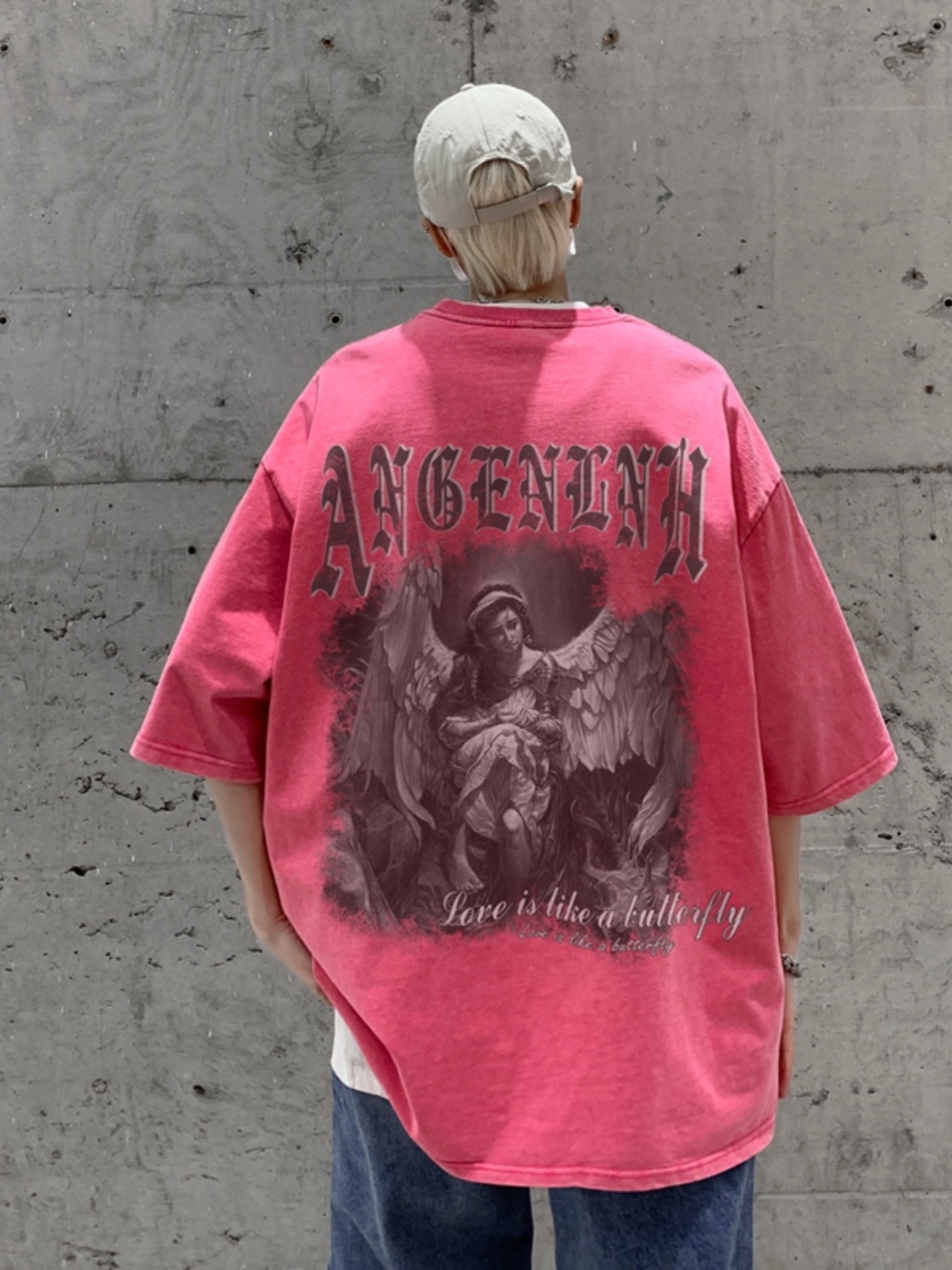 Tops com estampa de letras est - Summer Goth Clothing avaliação e preço