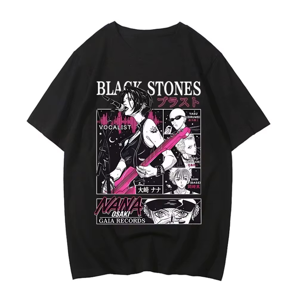 Camisetas Vintage de Manga Cur - Japanese Summer Clothing Men avaliação e preço