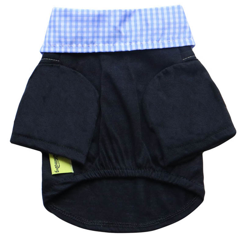 Camisa do cão xadrez falso dua - Summer Dog Clothing avaliação e preço