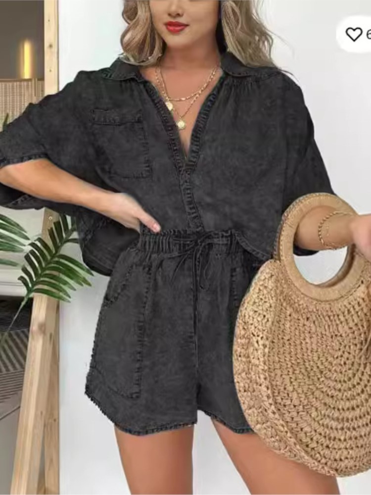 Moda vintage denim azul shorts - Summer Clothing Zara avaliação e preço