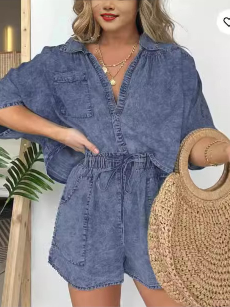 Moda vintage denim azul shorts - Summer Clothing Zara avaliação e preço