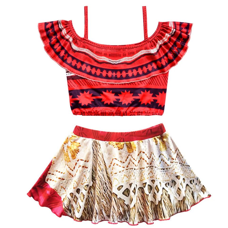 Verão fada princesa moana cosp - Summer Clothing Set For Girls avaliação e preço