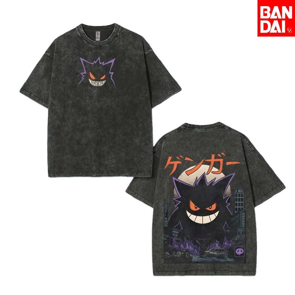 Camiseta Masculina Pokémon Gas - Japanese Summer Clothing Men avaliação e preço