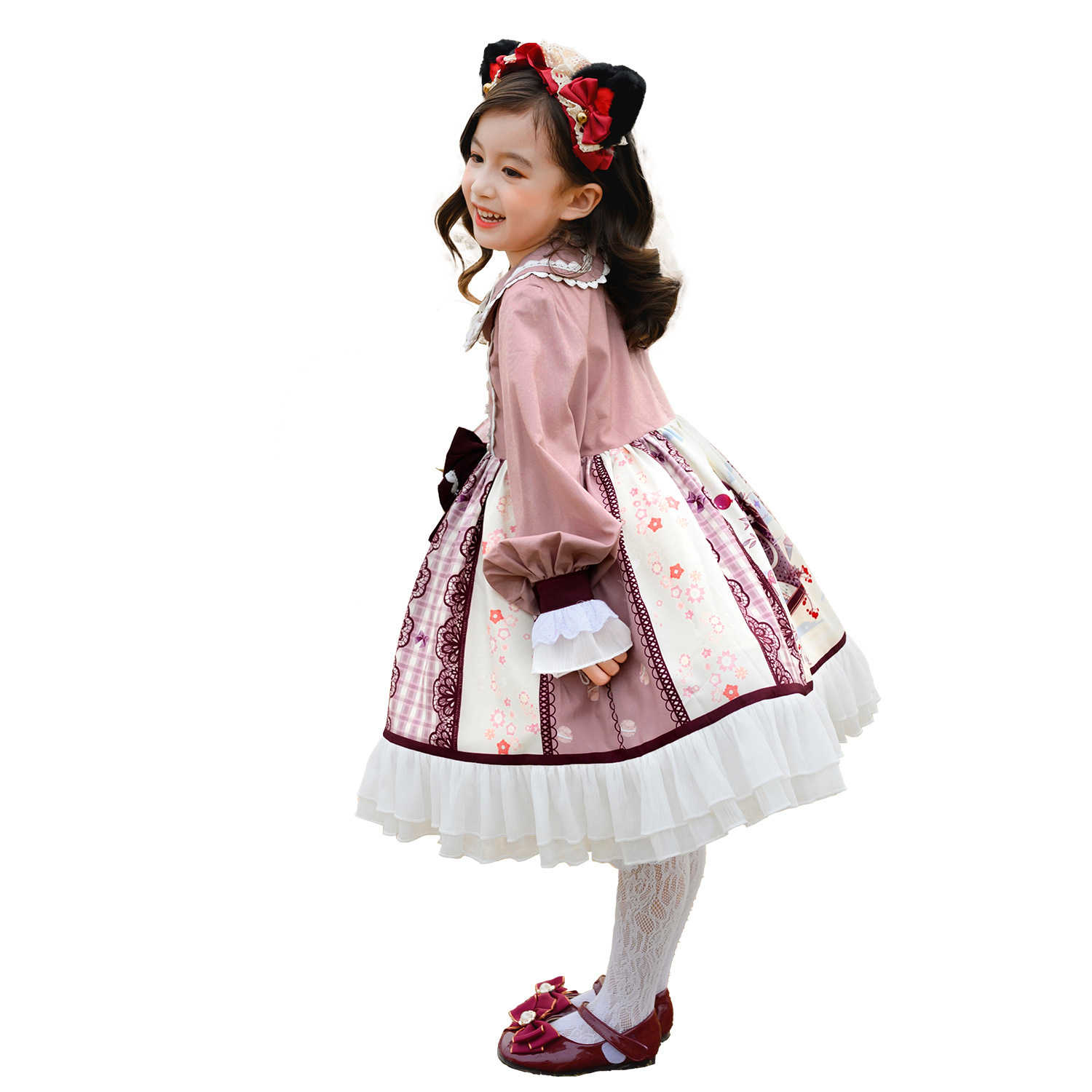 Roupas Lolita para Crianças Ve - Summer Clothing Set For Girls avaliação e preço