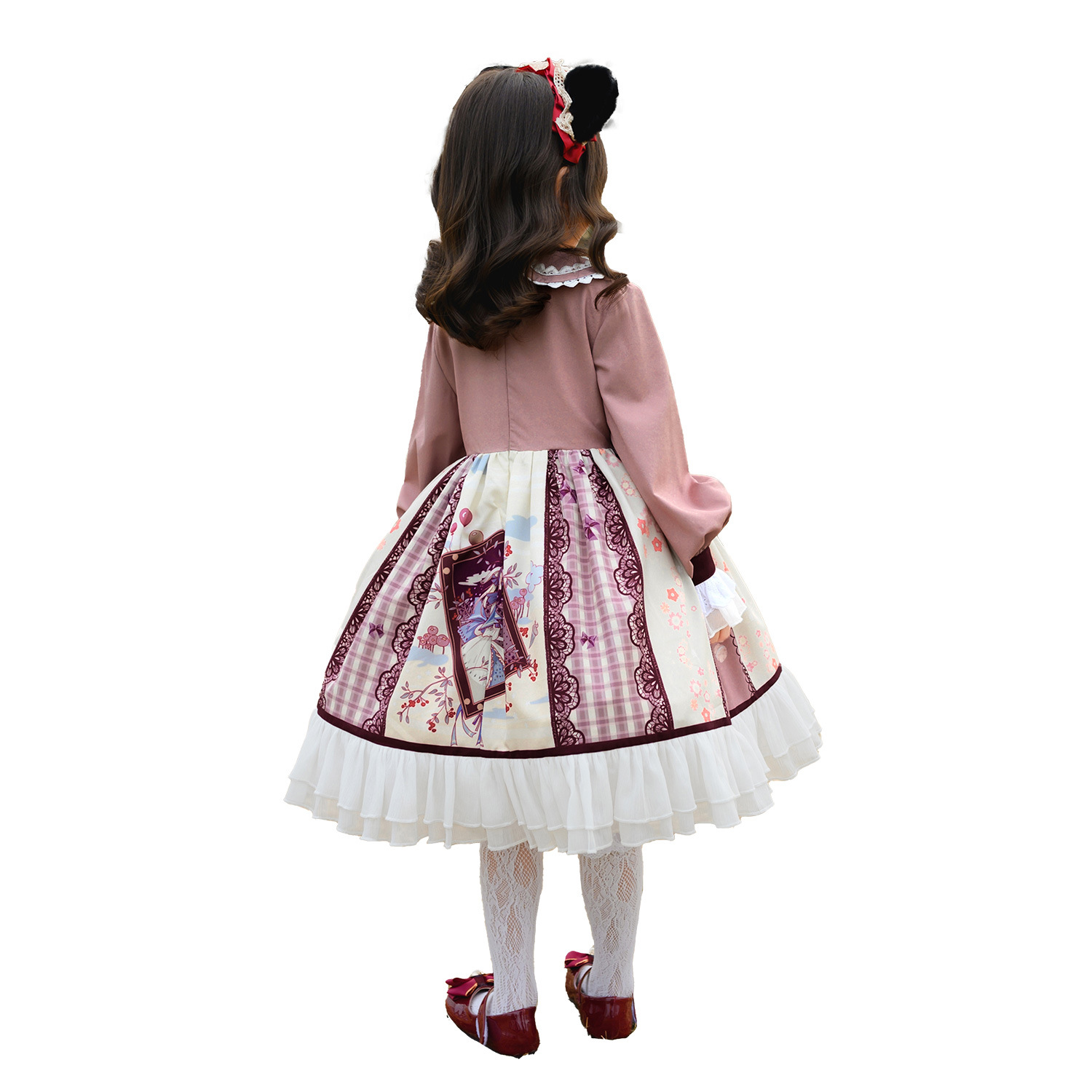 Roupas Lolita para Crianças Ve - Summer Clothing Set For Girls avaliação e preço