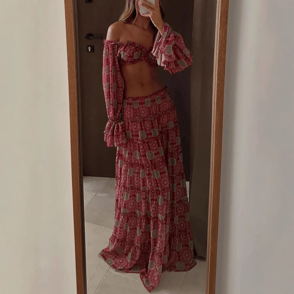 Conjunto de Saia com Estampa V - Summer Clothing Vintage avaliação e preço