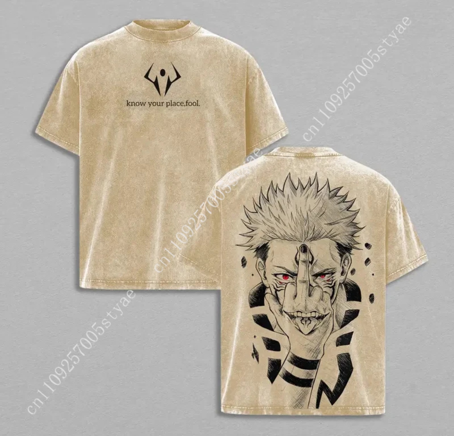 Camiseta Gráfica Anime Ryomen  - Summer Clothing Vintage avaliação e preço
