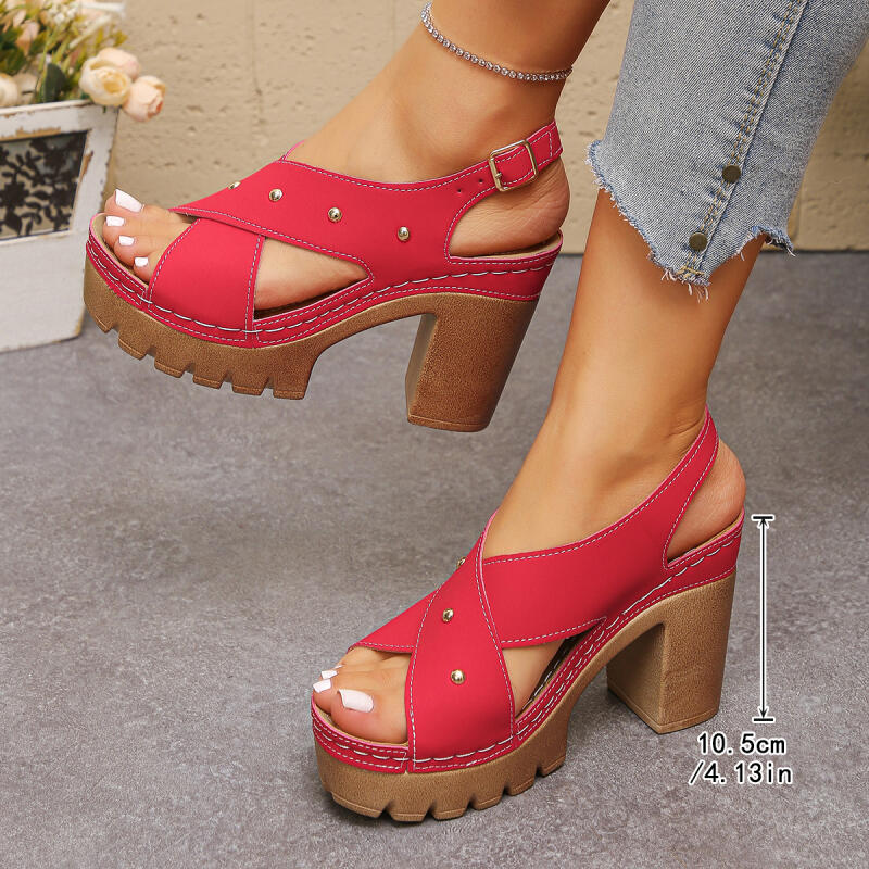 Vintage super salto alto cinta - Summer Clothing Ladies avaliação e preço