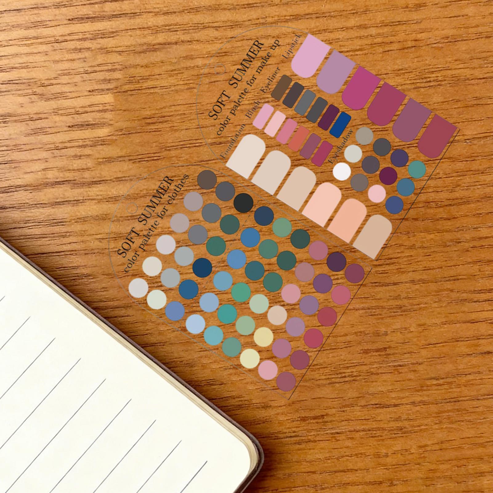 Cartões de Paleta de Cores Sof - Summer Clothing Color Palette avaliação e preço