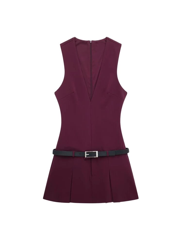 Minivestido plissado sem manga - Summer Clothing Zara avaliação e preço