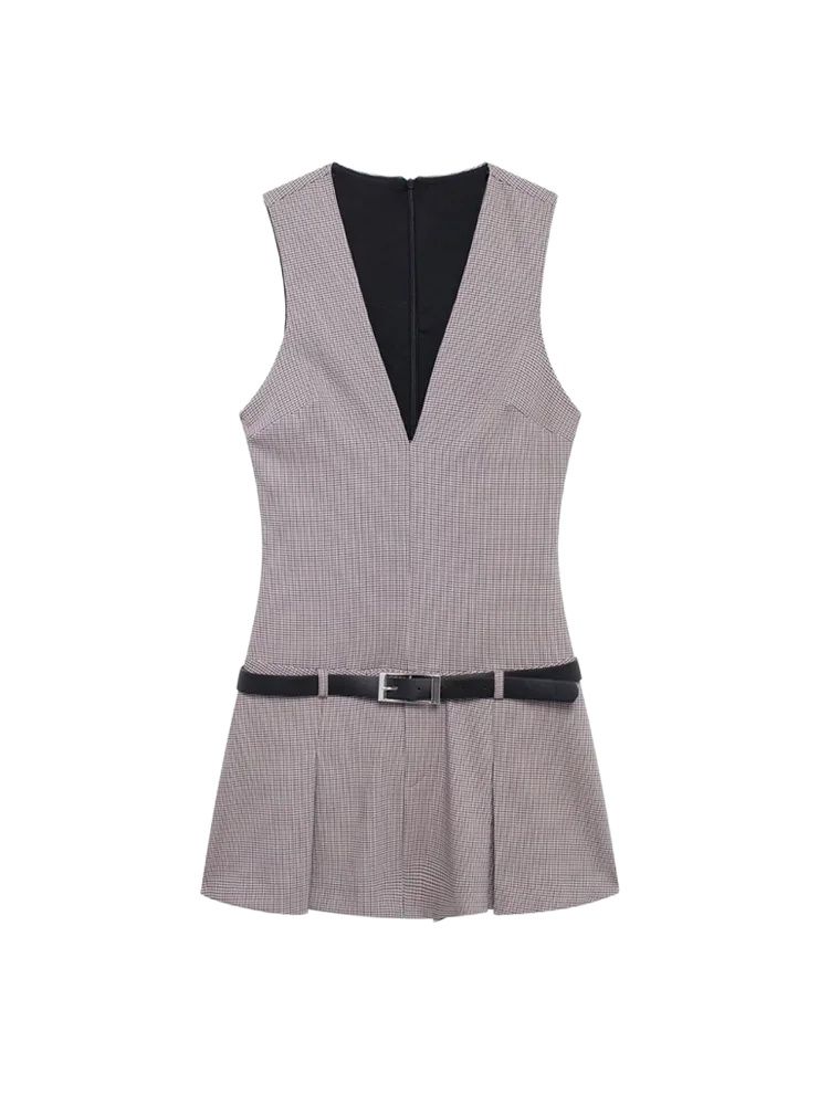 Minivestido plissado sem manga - Summer Clothing Zara avaliação e preço
